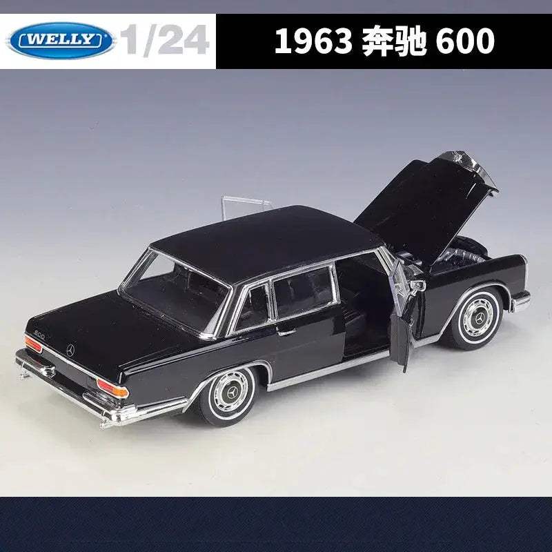 Mercedes Benz 600 Premium Diecast Alloy 1 24 Scale Car - ToylandEU