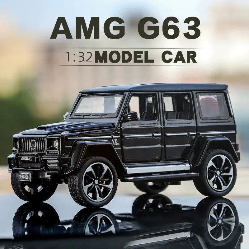 Mercedes Benz G63 1:32 Diecast Metal Model Car With Sound And Light - ToylandEU