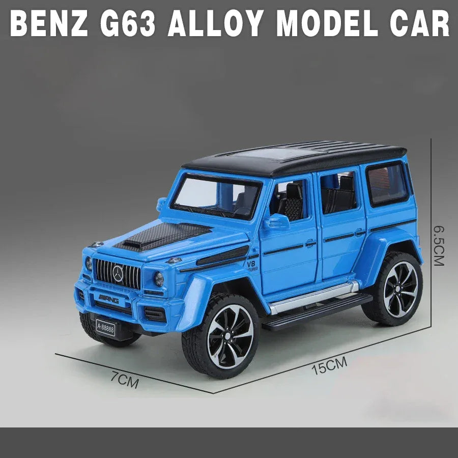 Mercedes Benz G63 1:32 Diecast Metal Model Car With Sound And Light - ToylandEU