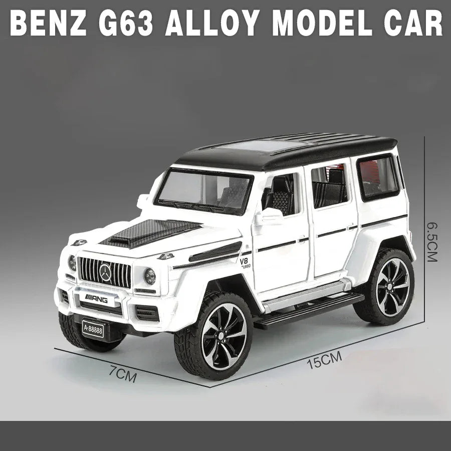 Mercedes Benz G63 1:32 Diecast Metal Model Car With Sound And Light - ToylandEU