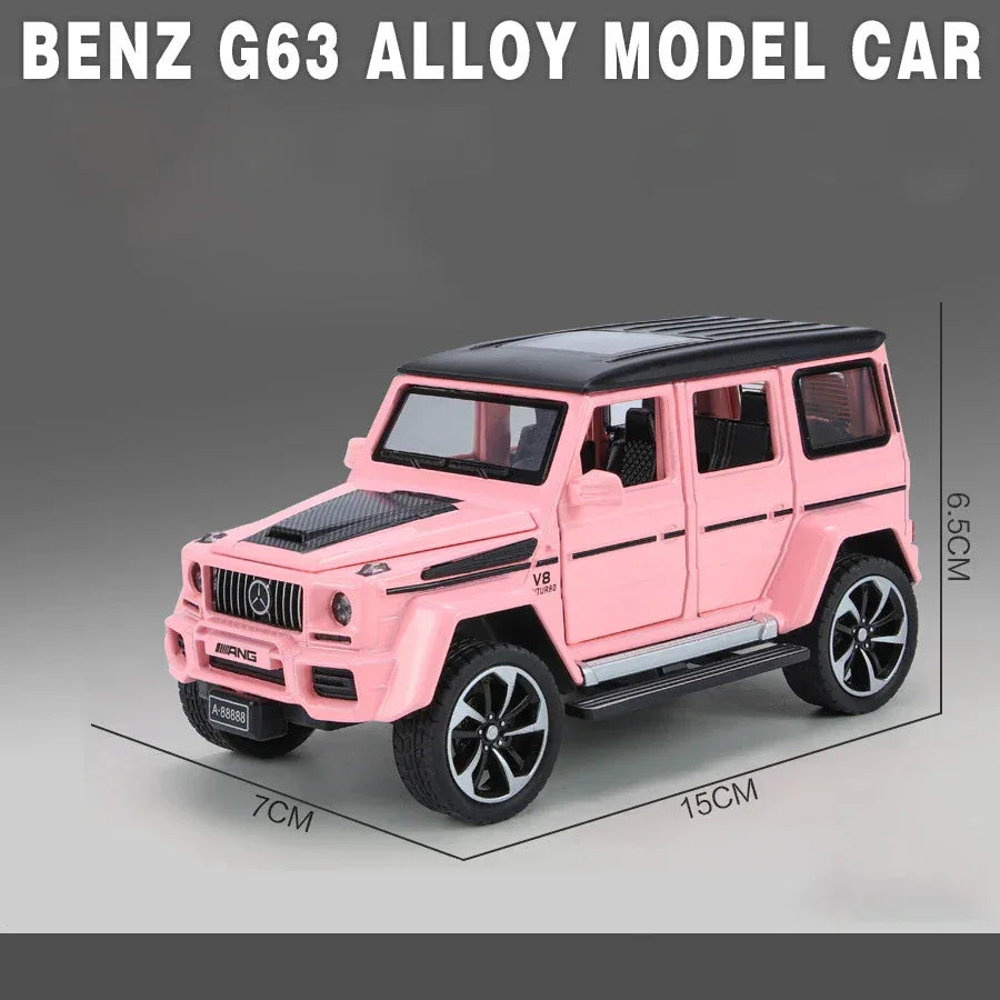 Mercedes Benz G63 1:32 Diecast Metal Model Car With Sound And Light - ToylandEU