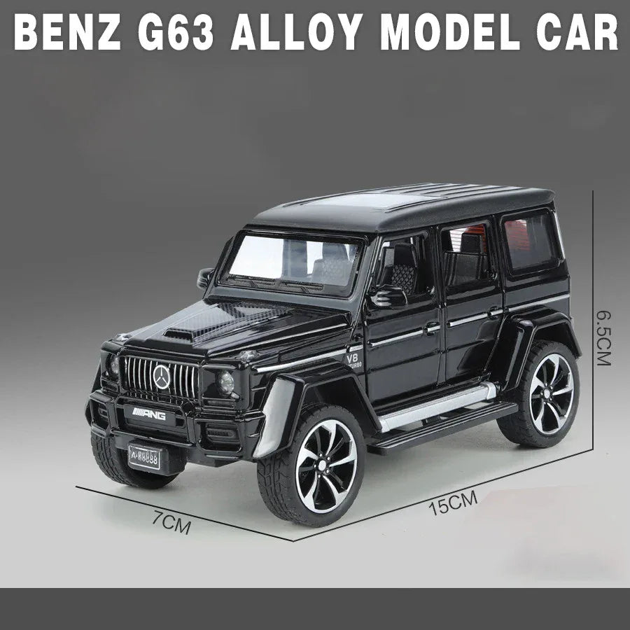 Mercedes Benz G63 1:32 Diecast Metal Model Car With Sound And Light - ToylandEU