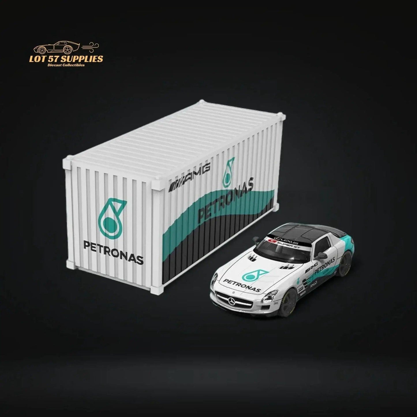  Mercedes Benz SLS Petronas Diecast 1 64 With Container -  ToylandEU™