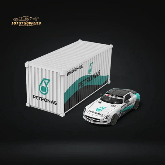  Mercedes Benz SLS Petronas Diecast 1 64 With Container -  ToylandEU™