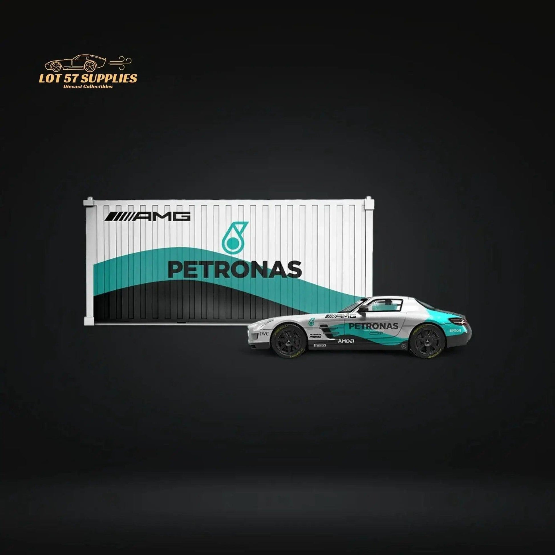  Mercedes Benz SLS Petronas Diecast 1 64 With Container -  ToylandEU™