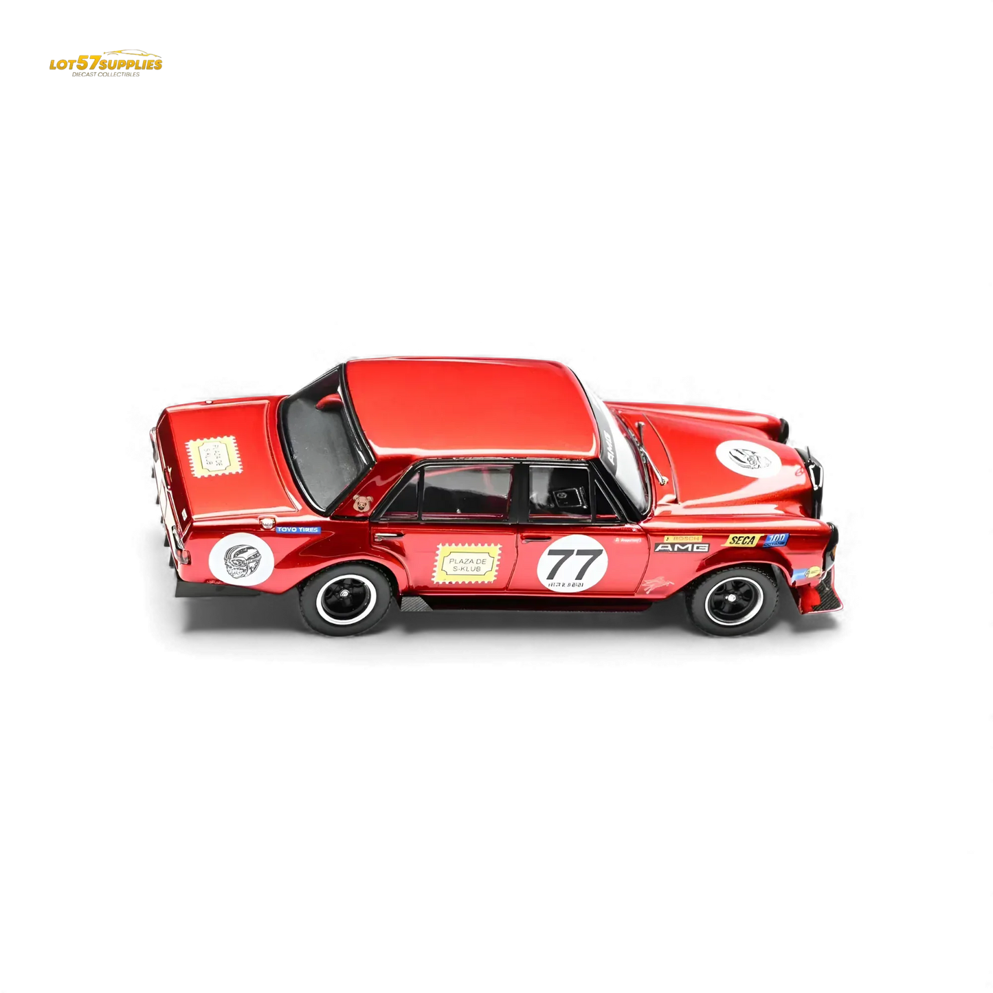 Mercedes Benz W205 C63 Diecast 1 64 Red Pig Tribute - ToylandEU