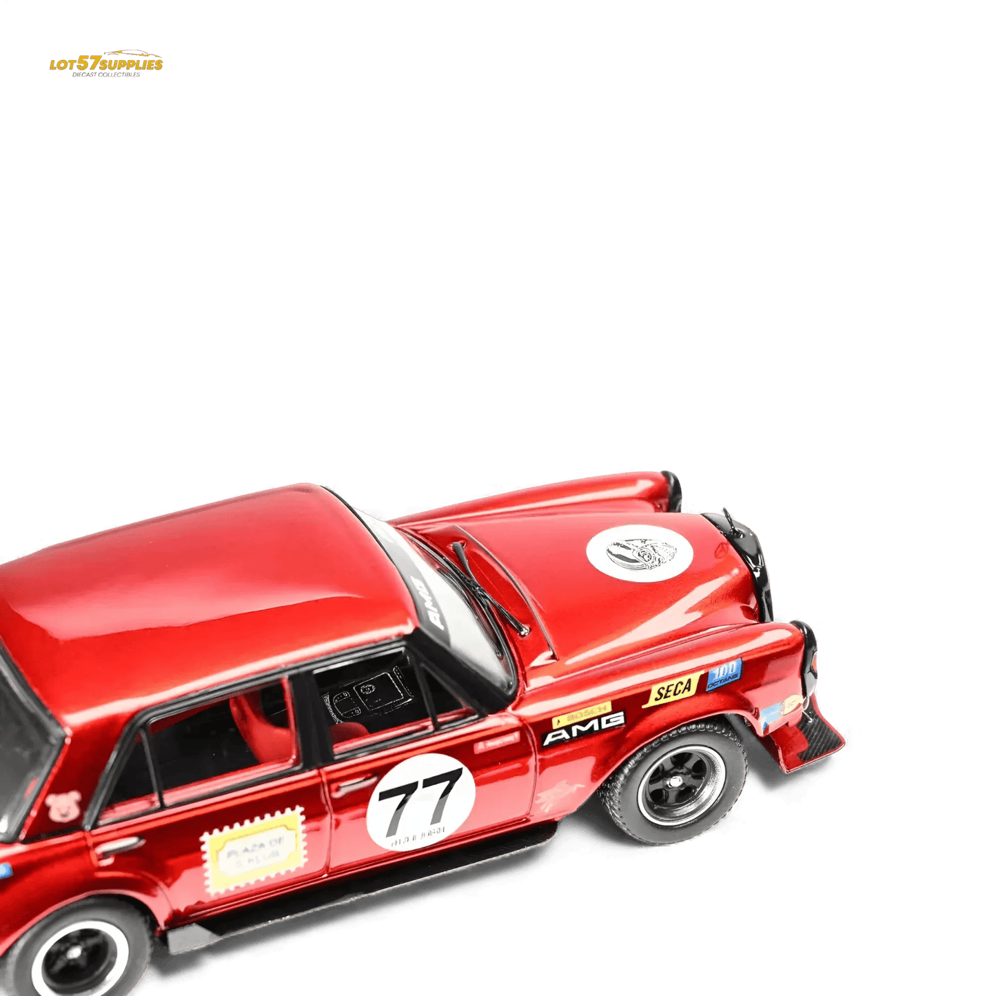 Mercedes Benz W205 C63 Diecast 1 64 Red Pig Tribute - ToylandEU