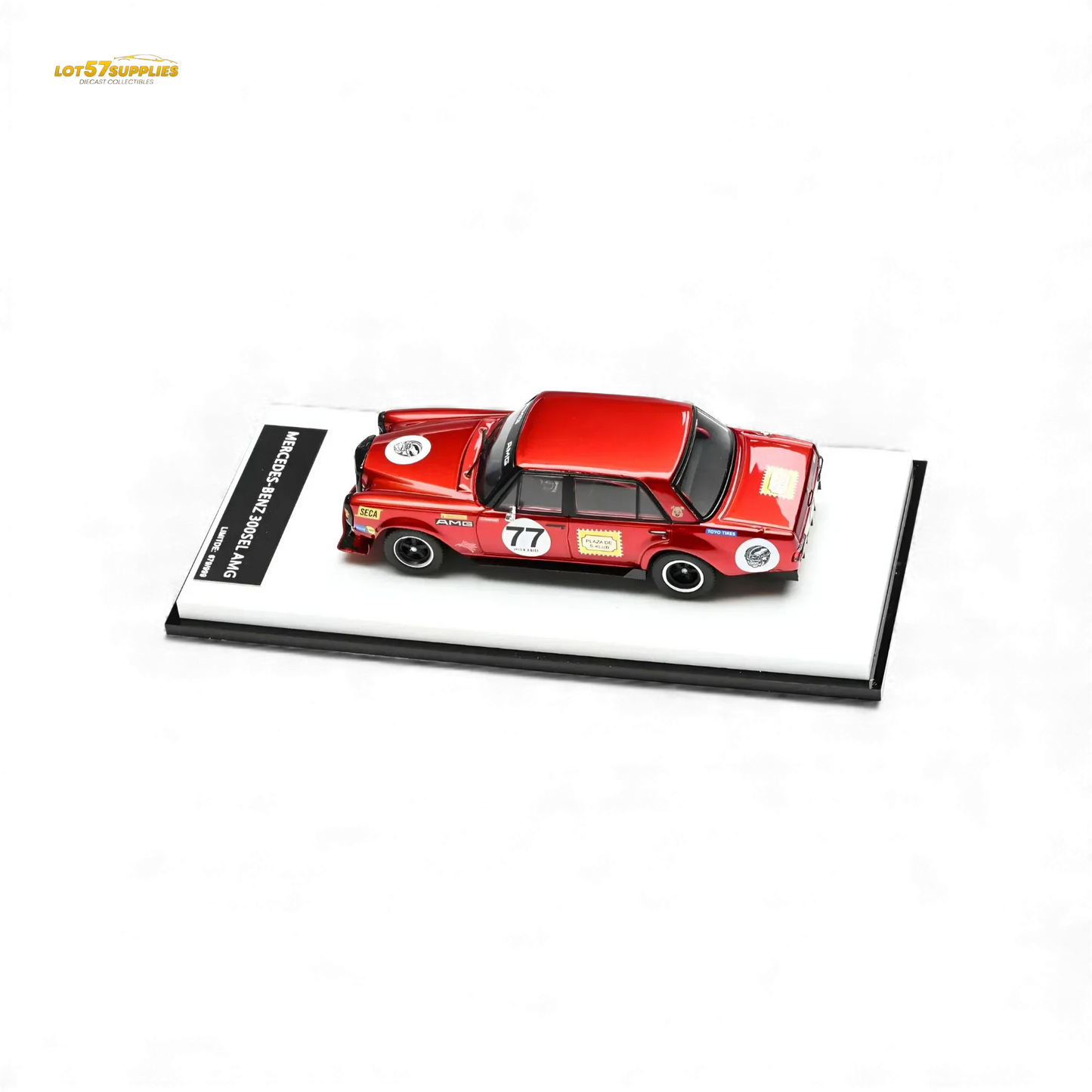 Mercedes Benz W205 C63 Diecast 1 64 Red Pig Tribute - ToylandEU