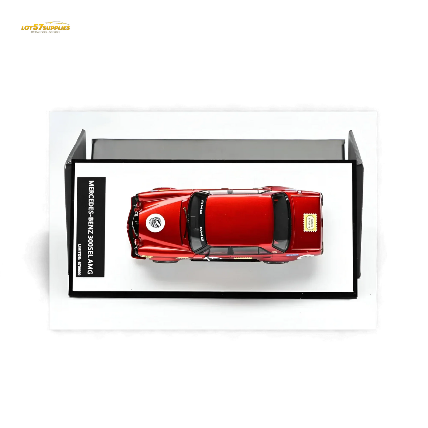 Mercedes Benz W205 C63 Diecast 1 64 Red Pig Tribute - ToylandEU
