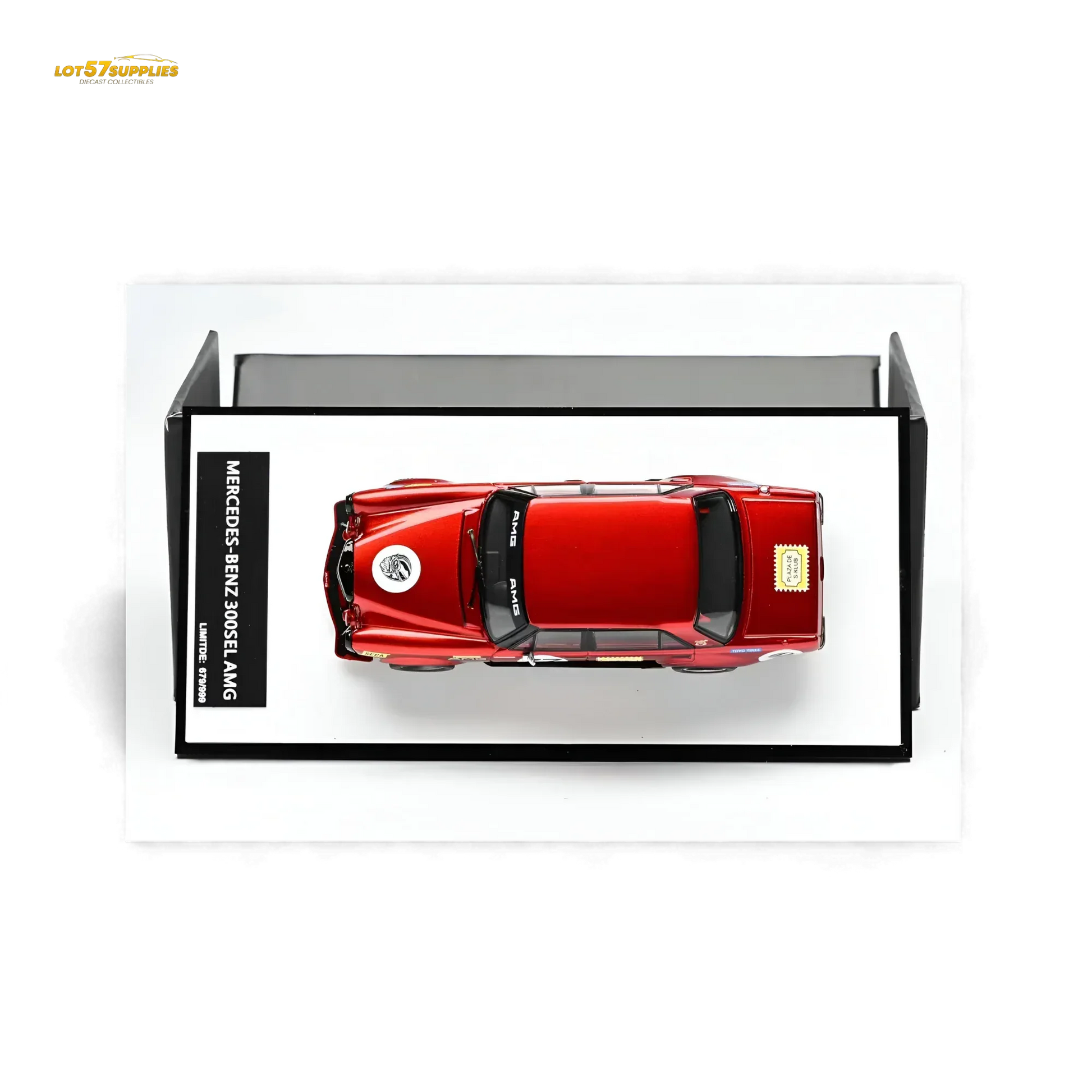 Mercedes Benz W205 C63 Diecast 1 64 Red Pig Tribute - ToylandEU