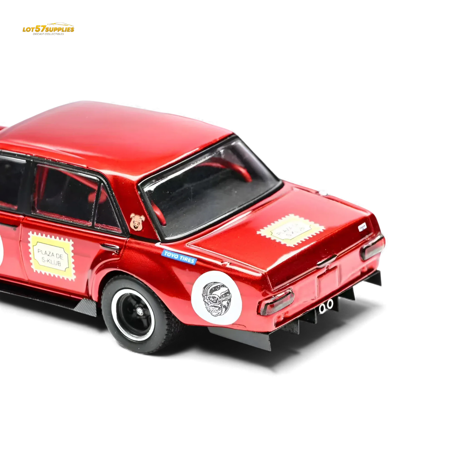 Mercedes Benz W205 C63 Diecast 1 64 Red Pig Tribute - ToylandEU