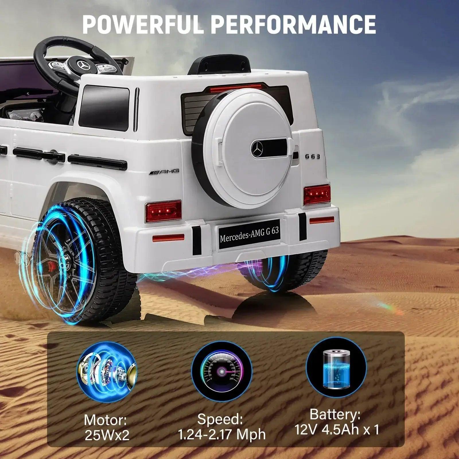  Mercedes G63 12V Kids Ride On Car With Remote Licensed -  ToylandEU™