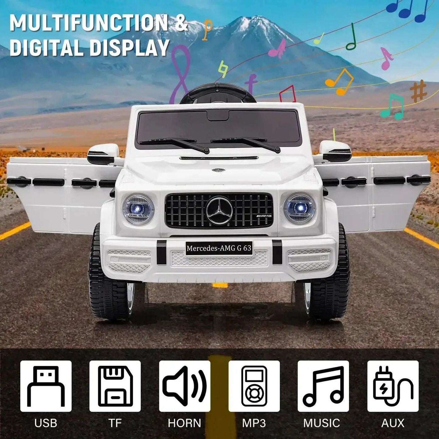  Mercedes G63 12V Kids Ride On Car With Remote Licensed -  ToylandEU™