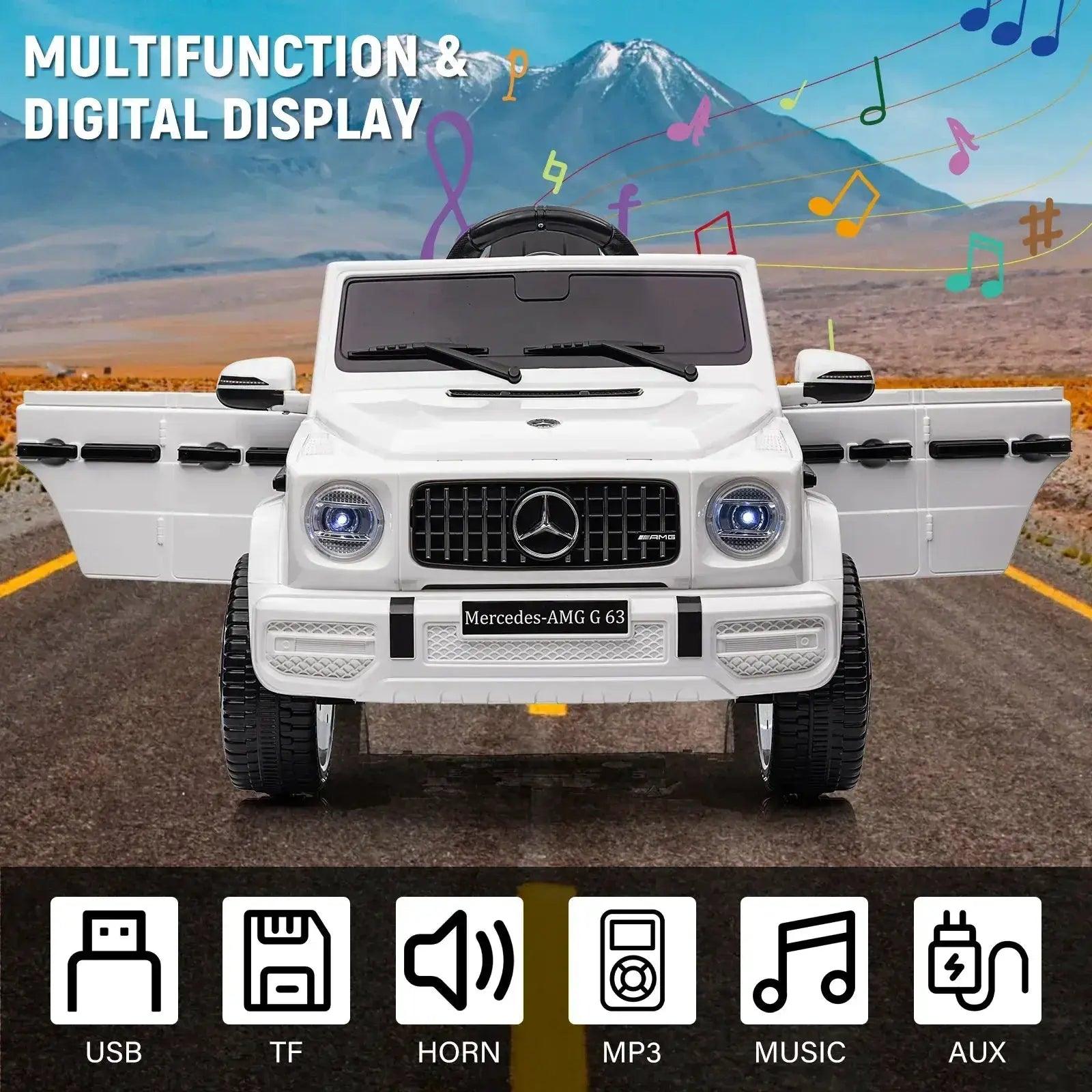  Mercedes G63 12V Kids Ride On Car With Remote Licensed -  ToylandEU™