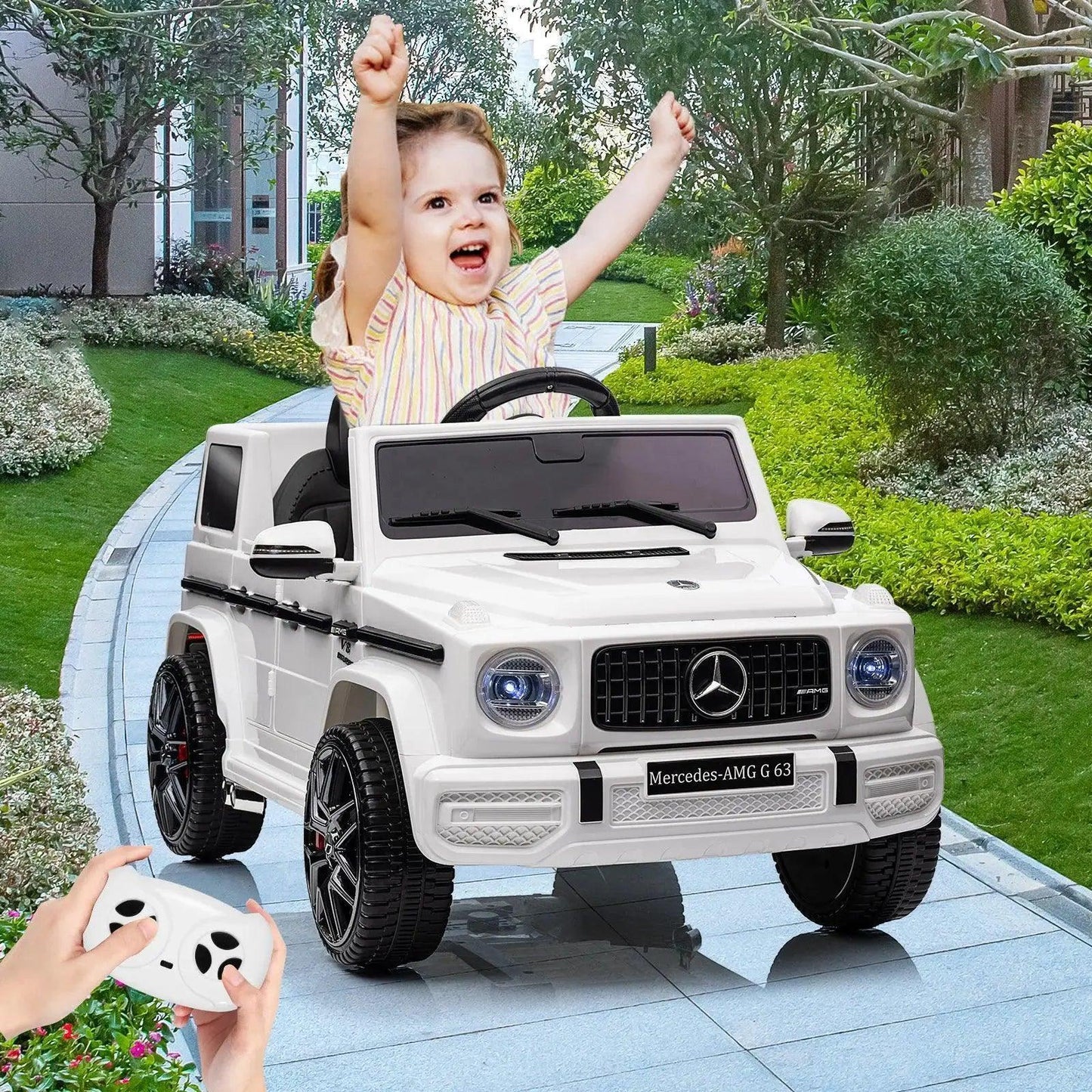  Mercedes G63 12V Kids Ride On Car With Remote Licensed -  ToylandEU™