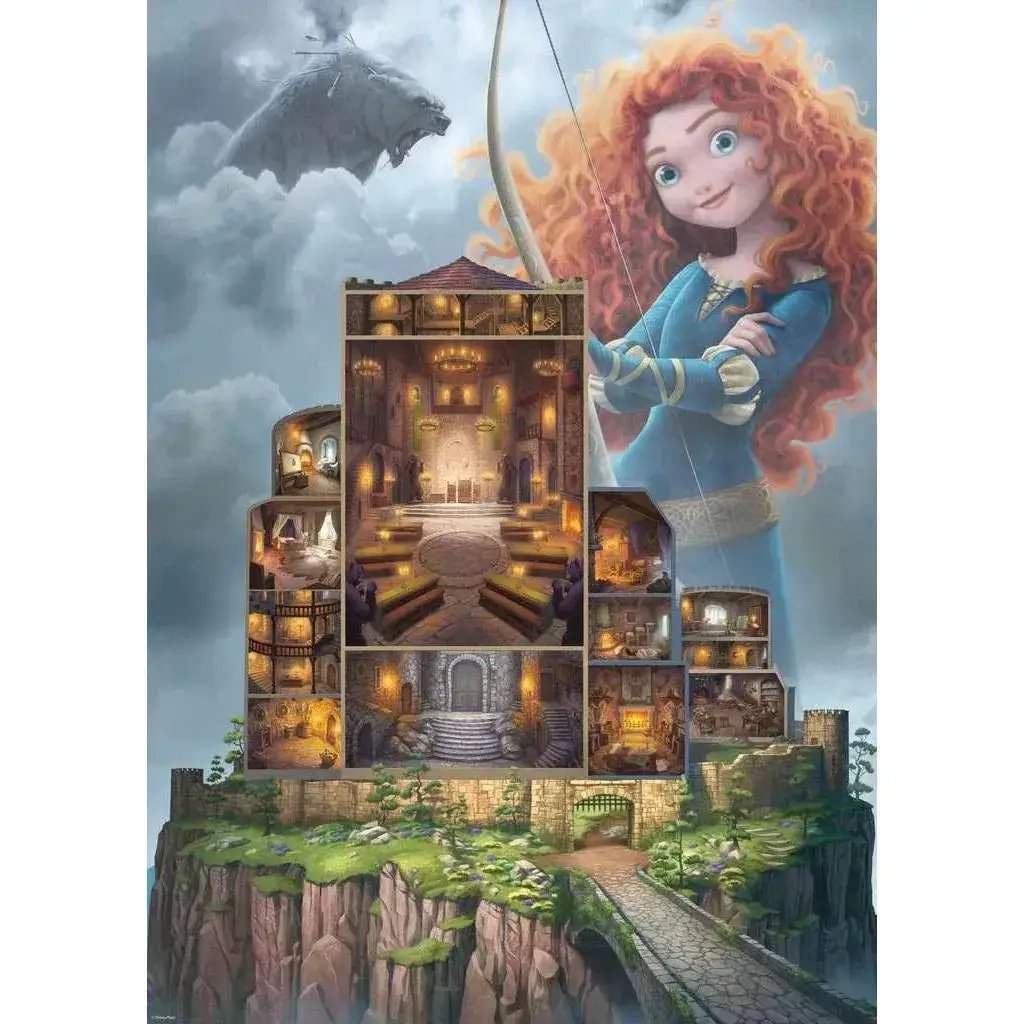 Challenging Merida Disney Puzzle Castle 1000 Pieces For Fans - ToylandEU