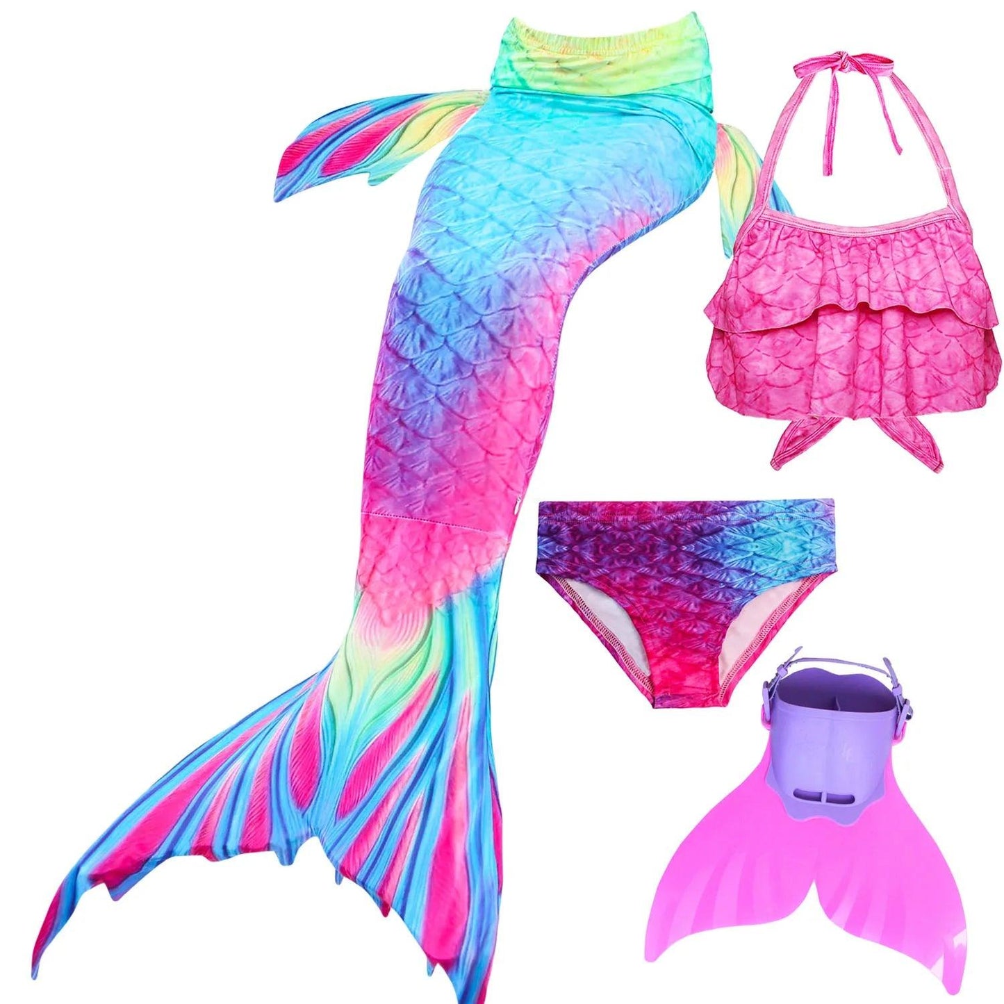 Mermaid Costume | Monofin Tail Included | Toylandeu™