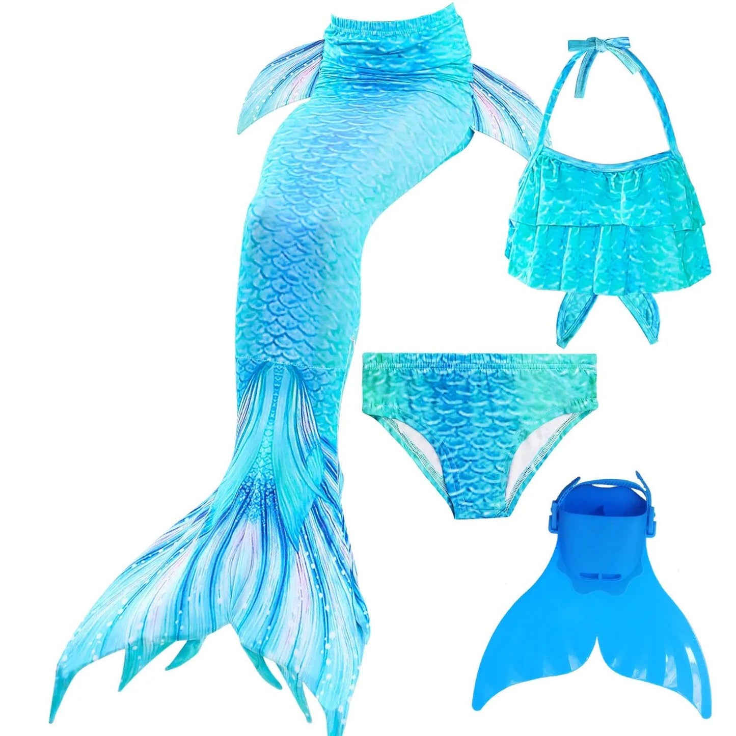 Mermaid Costume | Monofin Tail Included | Toylandeu™