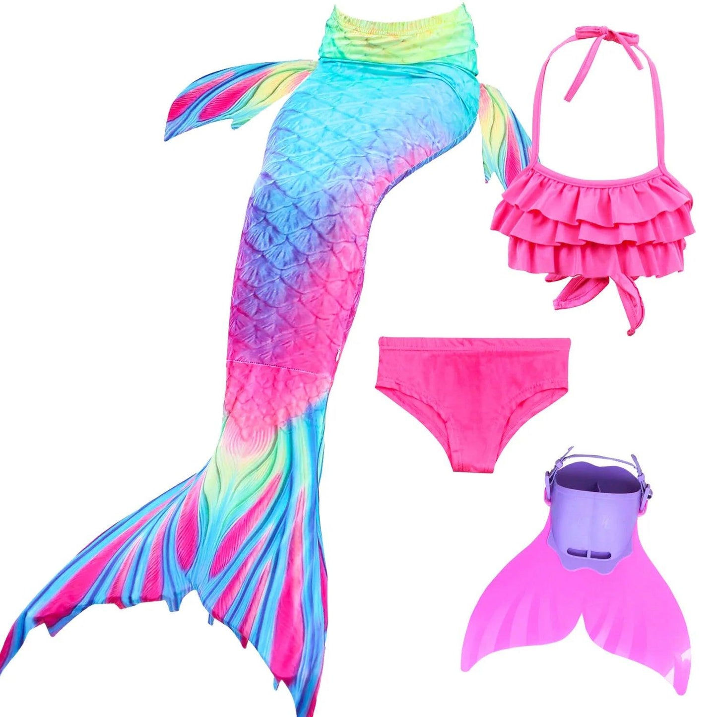 Mermaid Costume | Monofin Tail Included | Toylandeu™