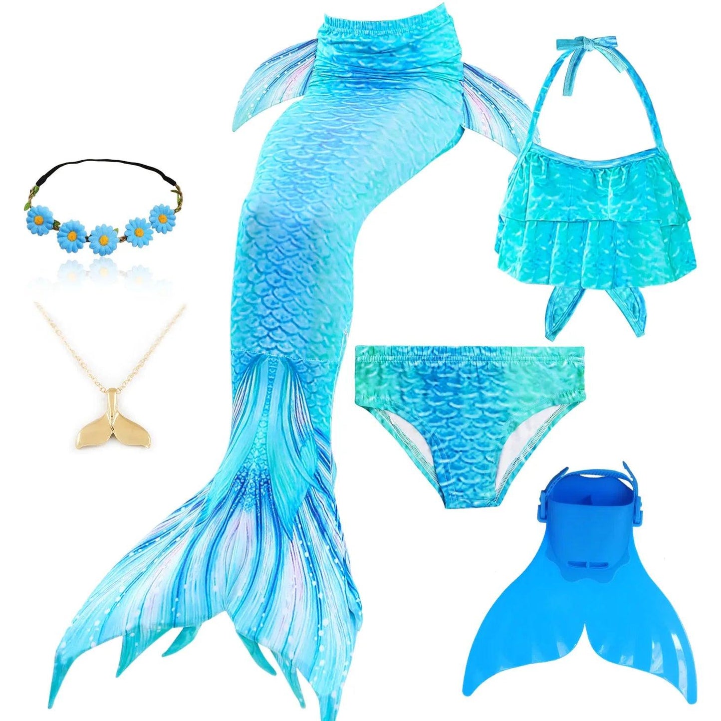 Mermaid Costume | Monofin Tail Included | Toylandeu™