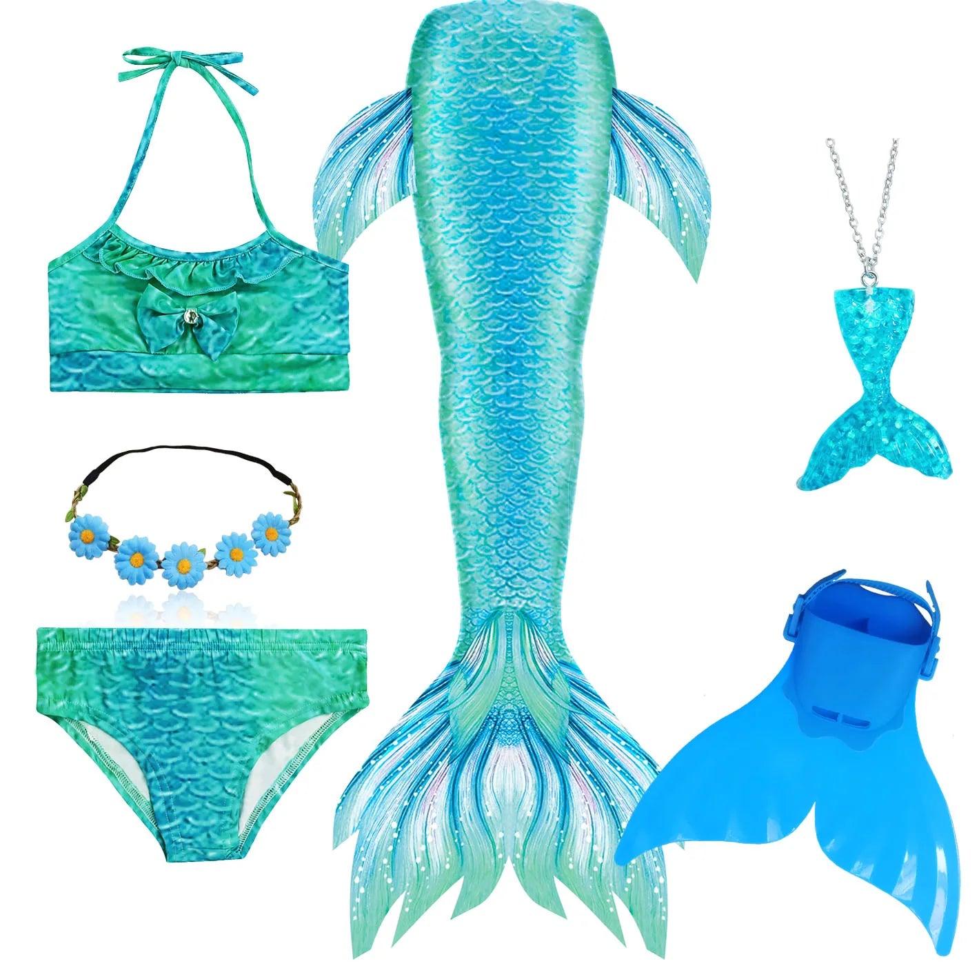 Mermaid Costume | Monofin Tail Included | Toylandeu™