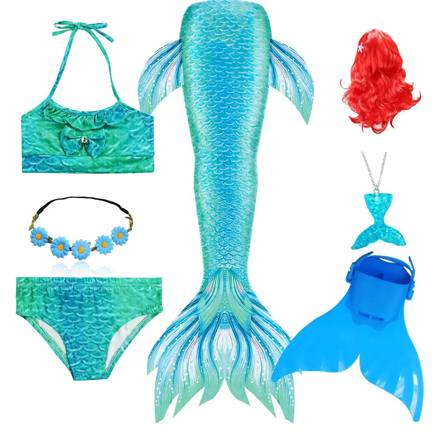 Mermaid Costume | Monofin Tail Included | Toylandeu™