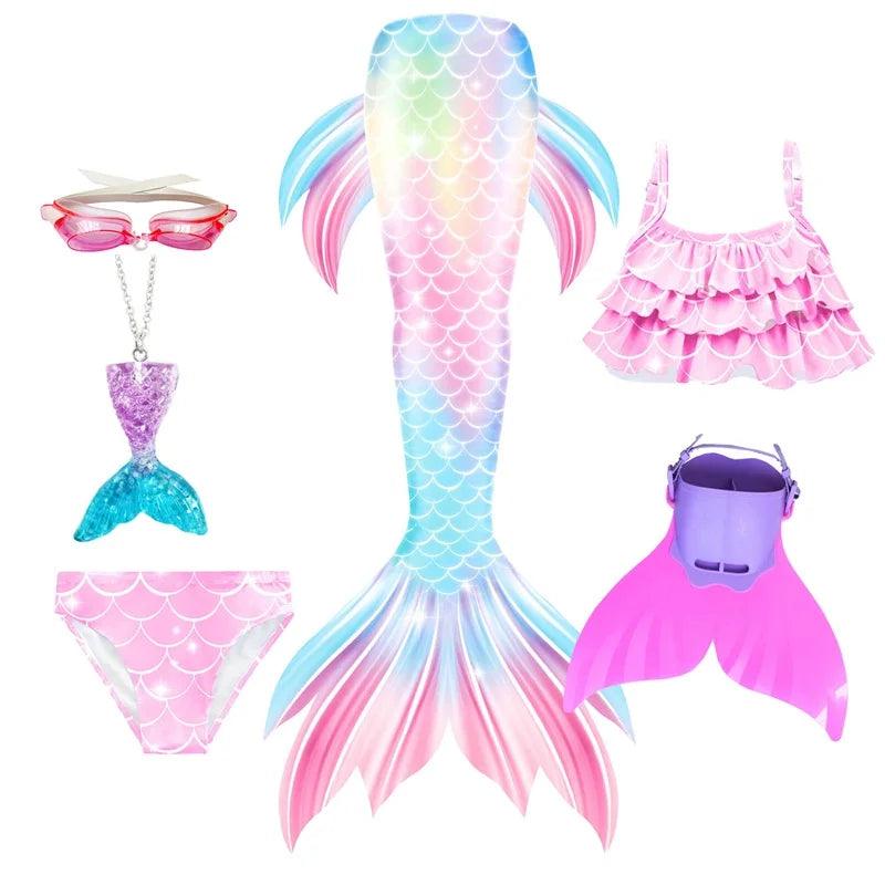 Mermaid Costume | Tail Swimsuit Set | Toylandeu™