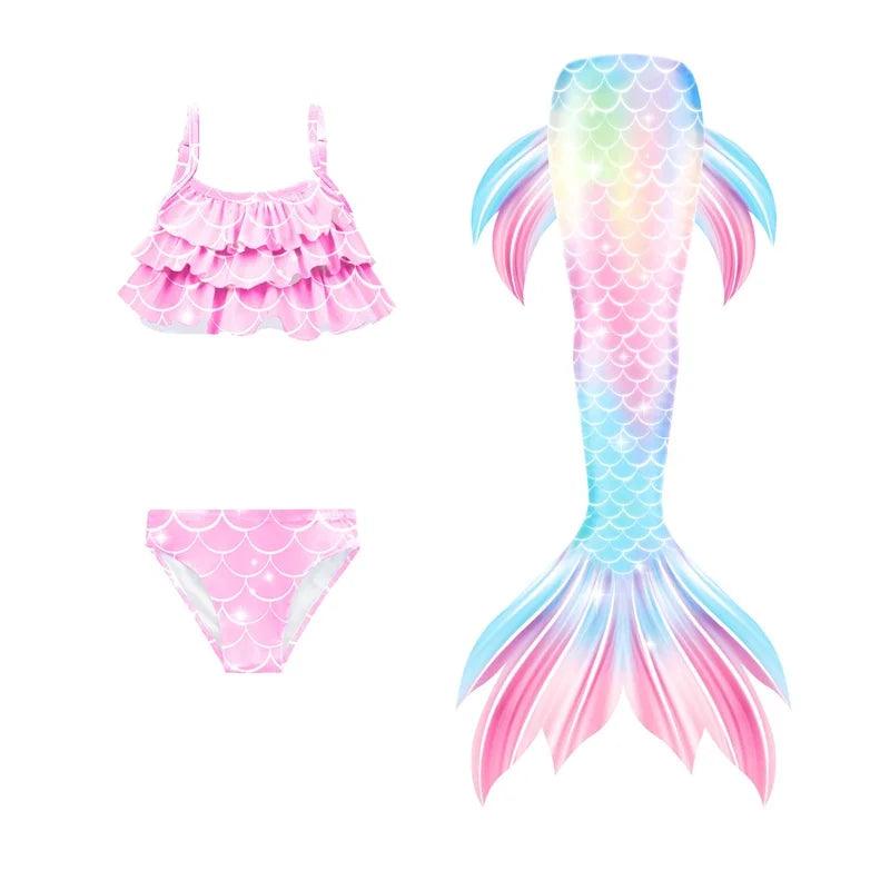 Mermaid Costume | Tail Swimsuit Set | Toylandeu™