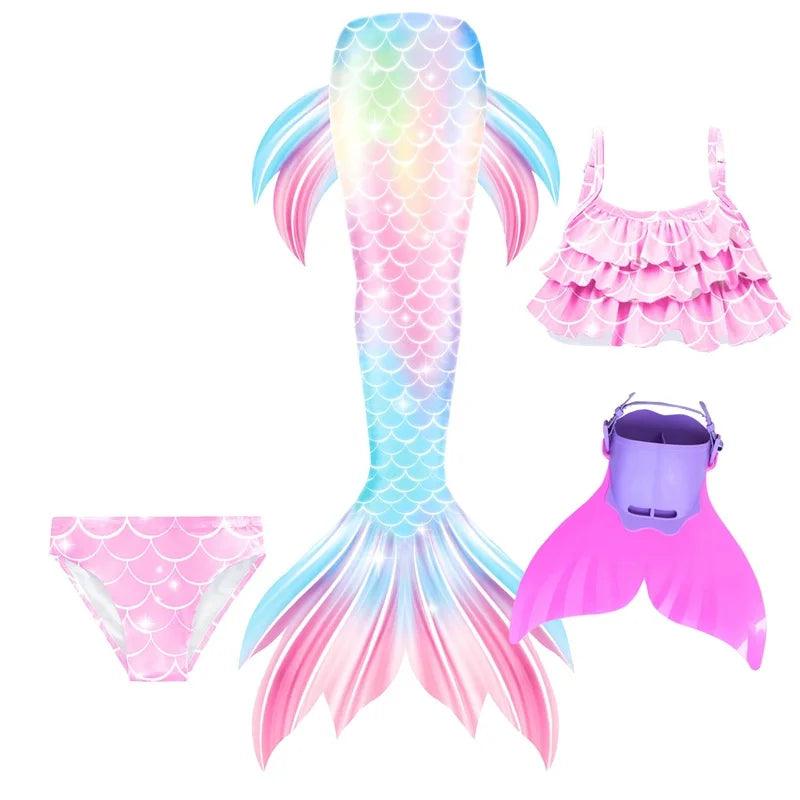 Mermaid Costume | Tail Swimsuit Set | Toylandeu™