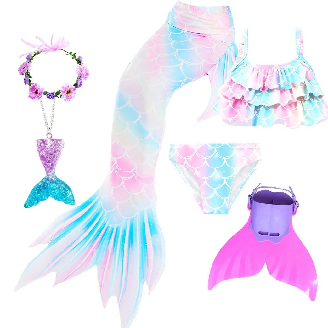 Mermaid Costume | Tail Swimsuit Set | Toylandeu™