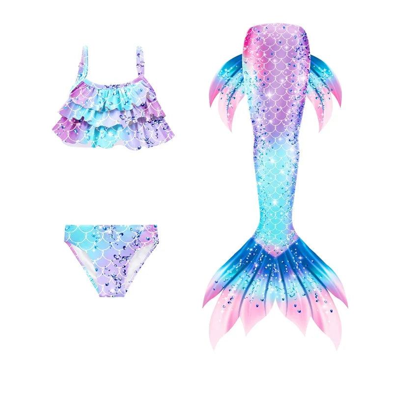 Mermaid Costume | Tail Swimsuit Set | Toylandeu™