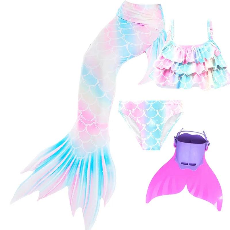 Mermaid Costume | Tail Swimsuit Set | Toylandeu™