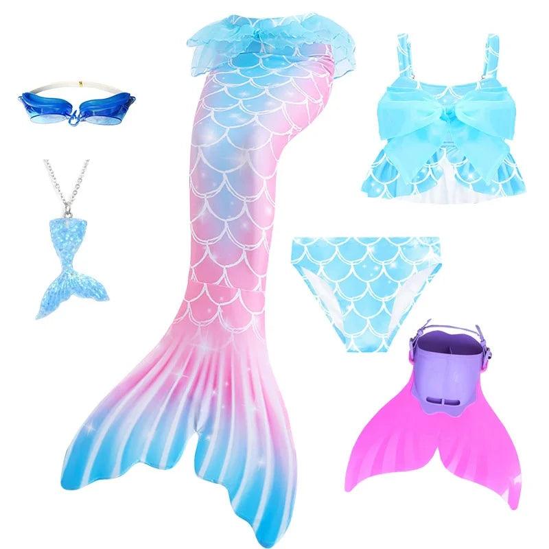 Mermaid Costume | Tail Swimsuit Set | Toylandeu™