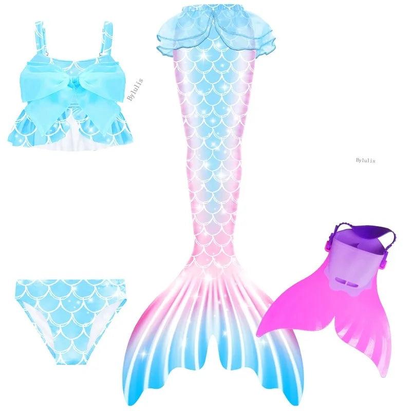 Mermaid Costume | Tail Swimsuit Set | Toylandeu™