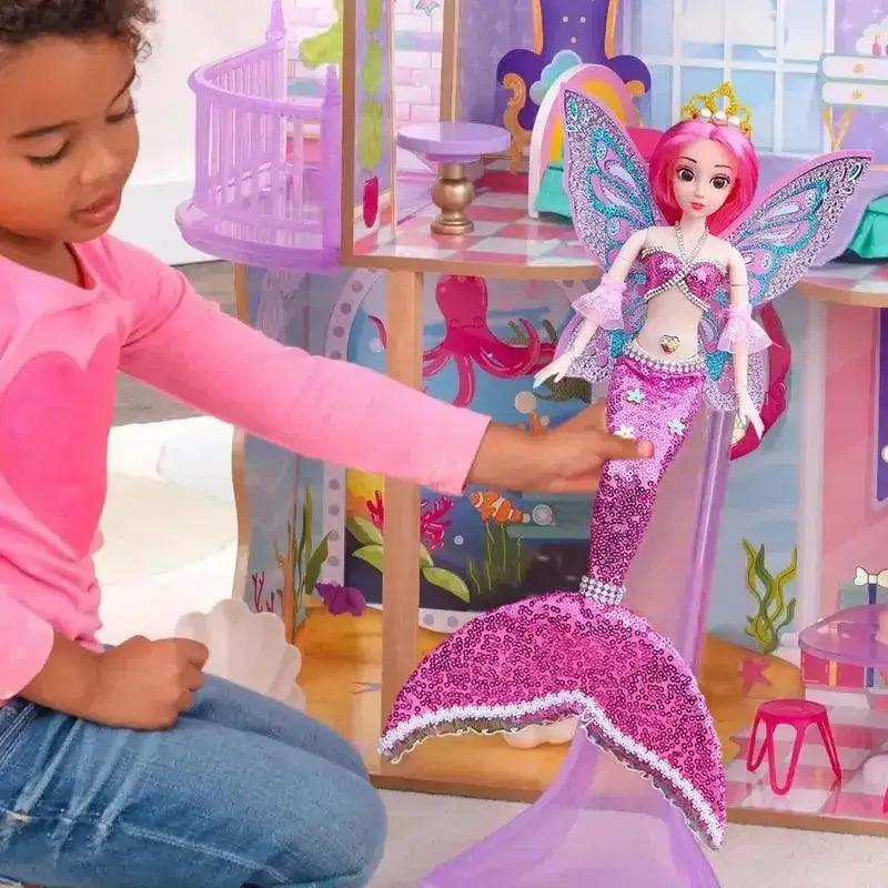  Mermaid Doll Posable Dress Up Sequin Fishtail Exclusive -  ToylandEU™