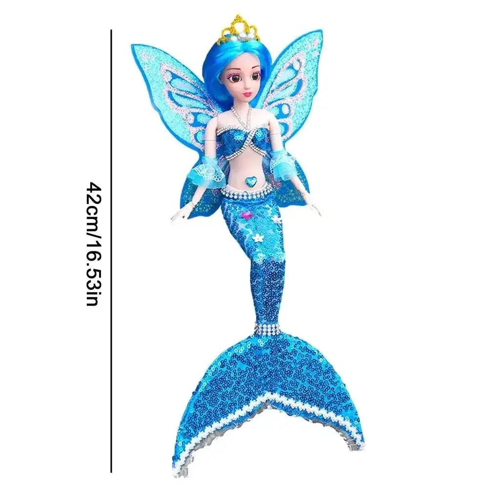  Mermaid Doll Posable Dress Up Sequin Fishtail Exclusive -  ToylandEU™