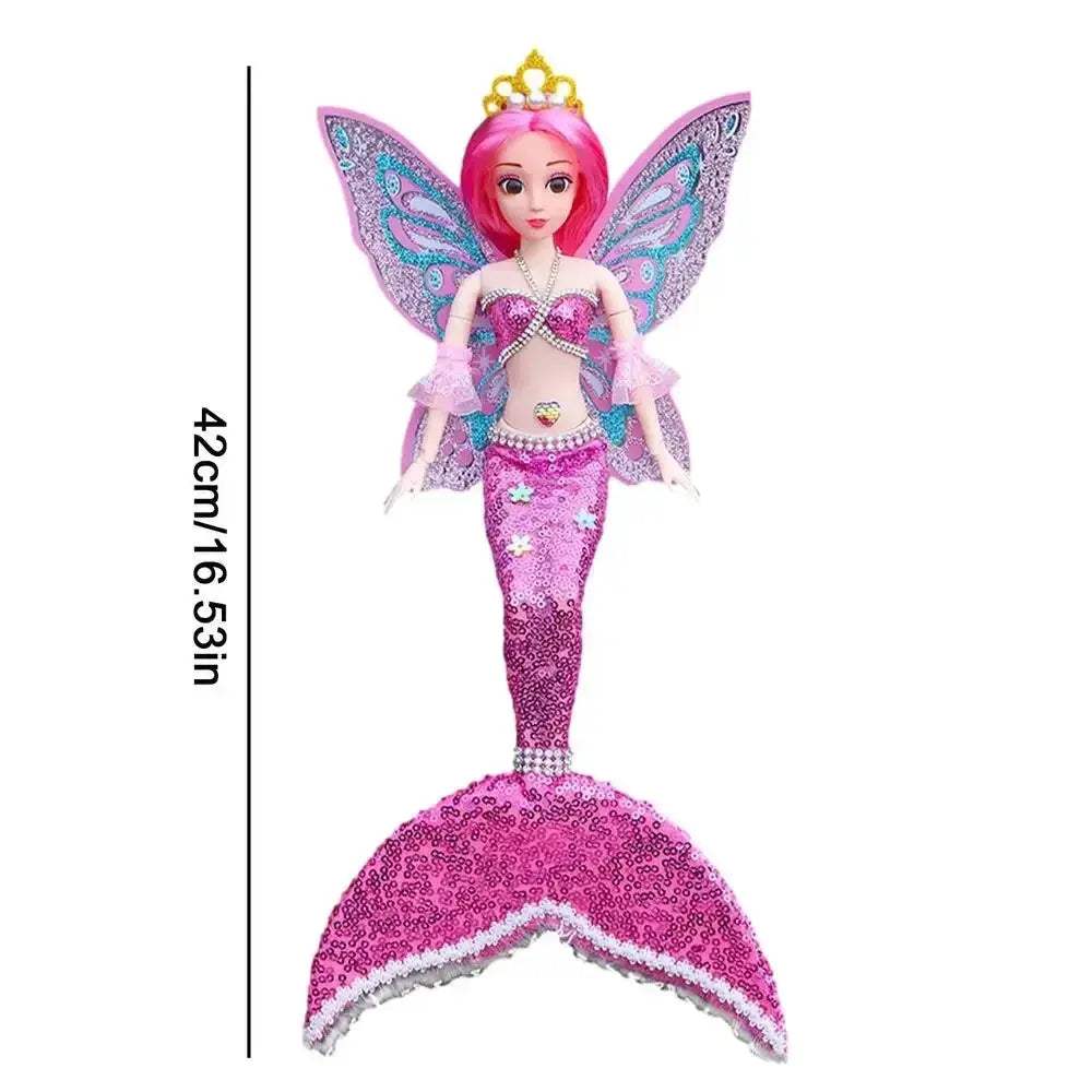  Mermaid Doll Posable Dress Up Sequin Fishtail Exclusive -  ToylandEU™