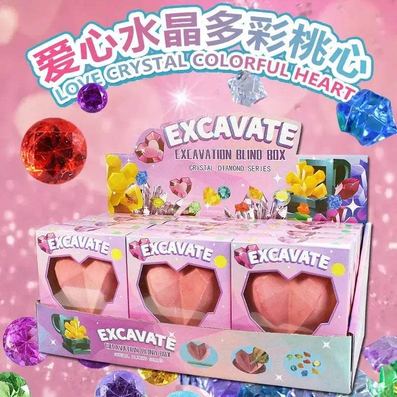 Mermaid Gemstone Excavation Kit For Kids Educational Treasure Dig - ToylandEU