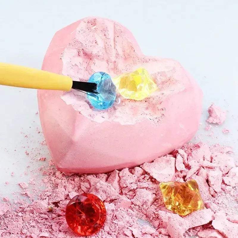 Mermaid Gemstone Excavation Kit For Kids Educational Treasure Dig - ToylandEU