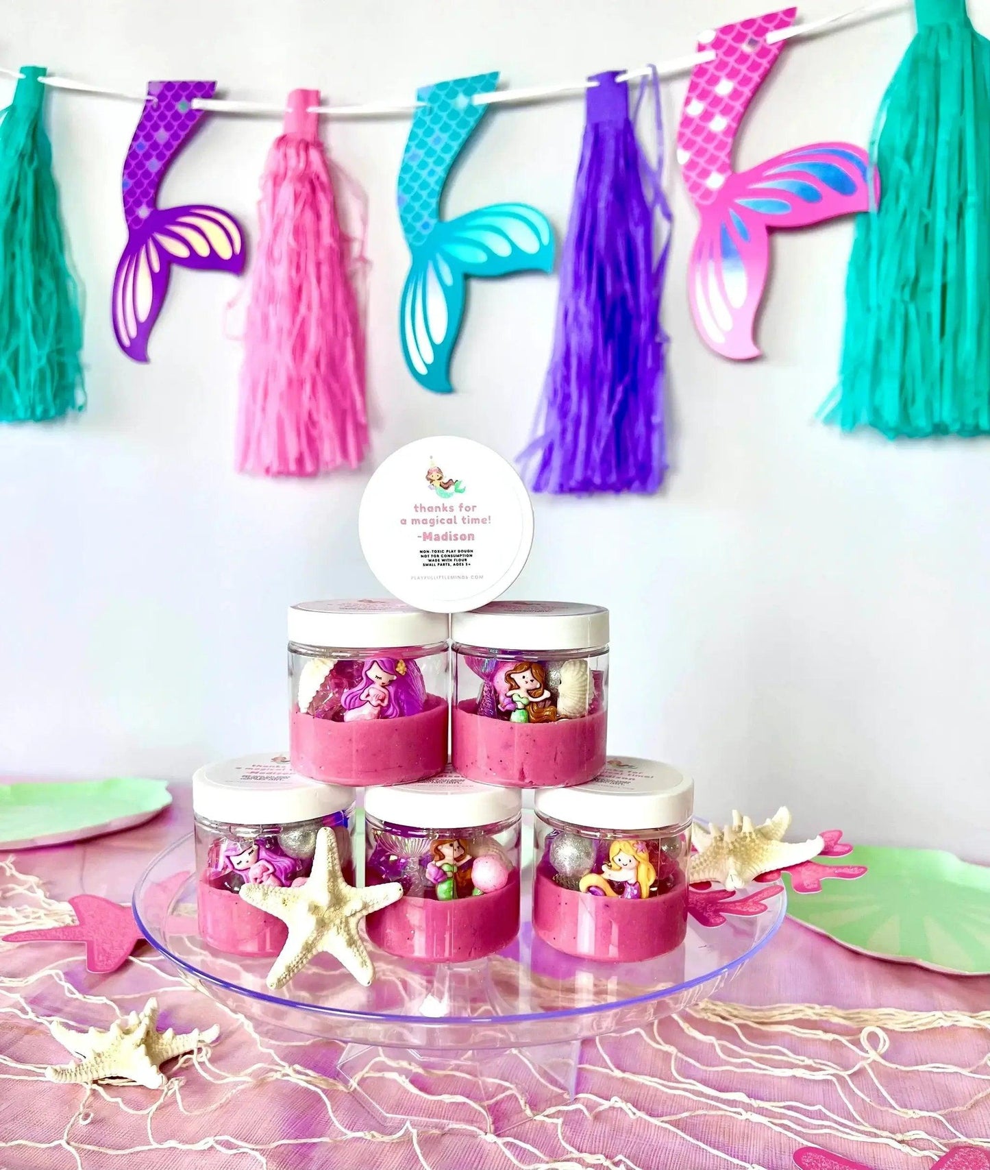  Mermaid Play Dough Party Favors All Natural 2 Oz -  ToylandEU™