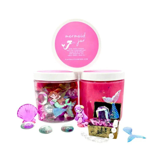  Mermaid Playdough All Natural Sensory Kit Treasures -  ToylandEU™