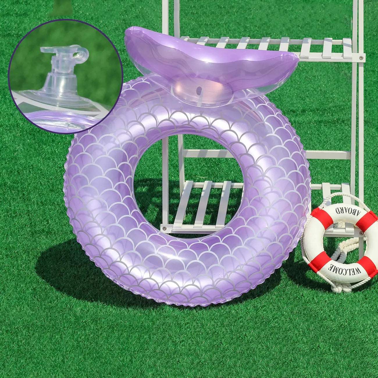  Mermaid Pool Float For Toddlers Safe Swim Trainer -  ToylandEU™
