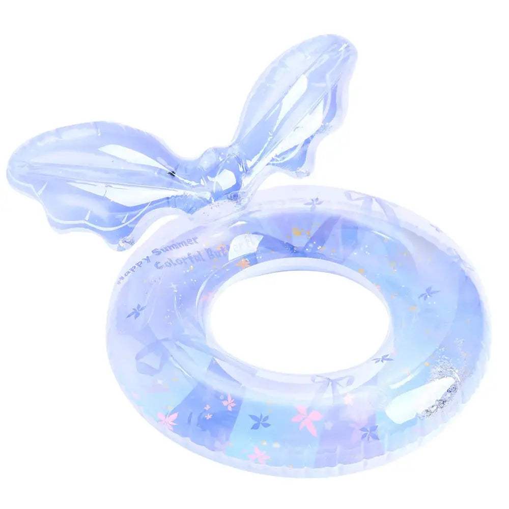 2026 INS Viral Kids Swimming Ring Sequin Petal Mermaid Armpit Seat Float With Sunshade For Baby Toddler Pool Water Play - ToylandEU
