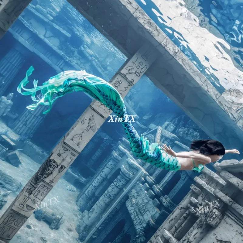 Mermaid Tail Bikini Set | Custom Size | Toylandeu™