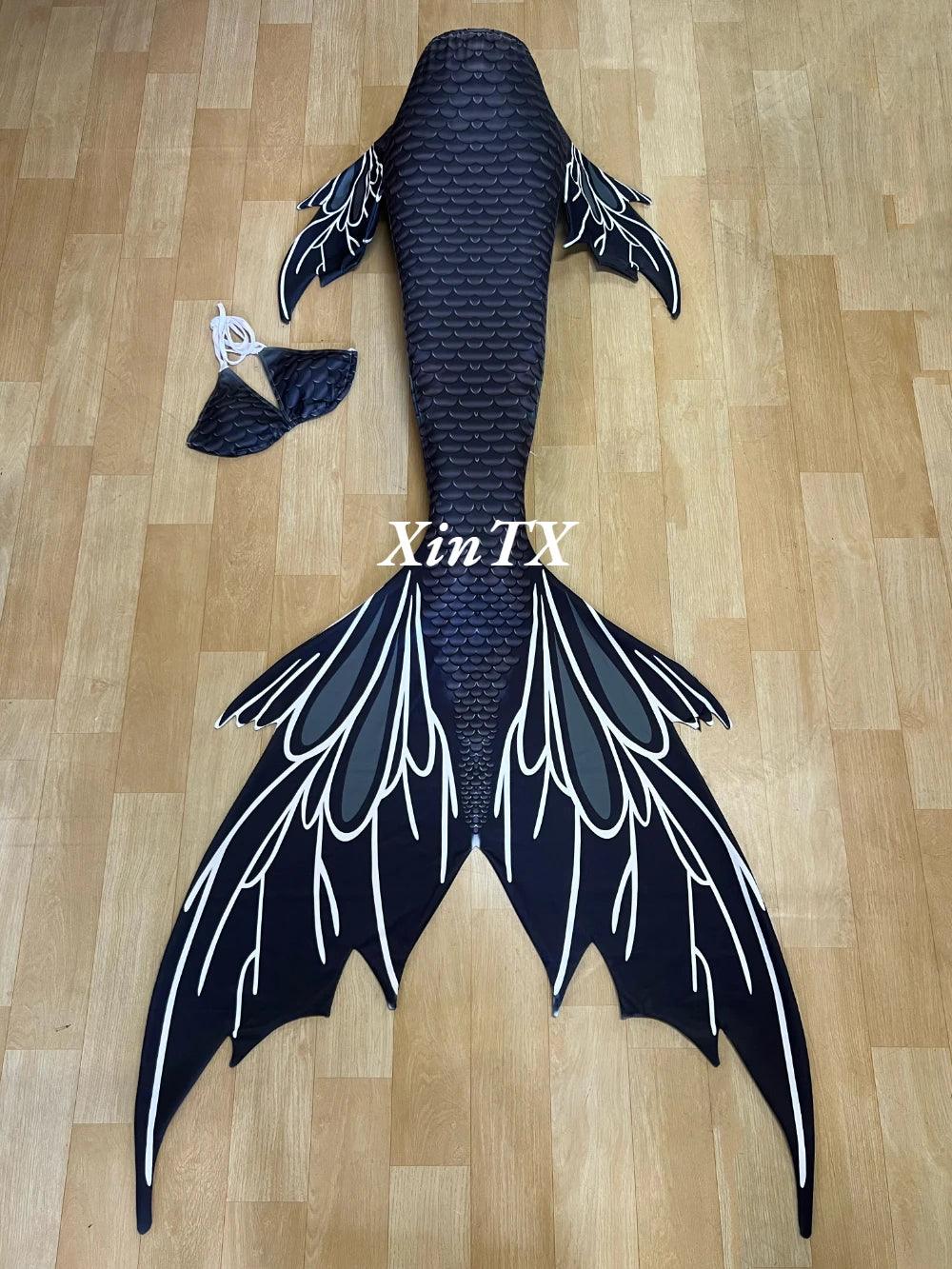 Mermaid Tail Costume BlackPearl|Elastane|Toylandeu™