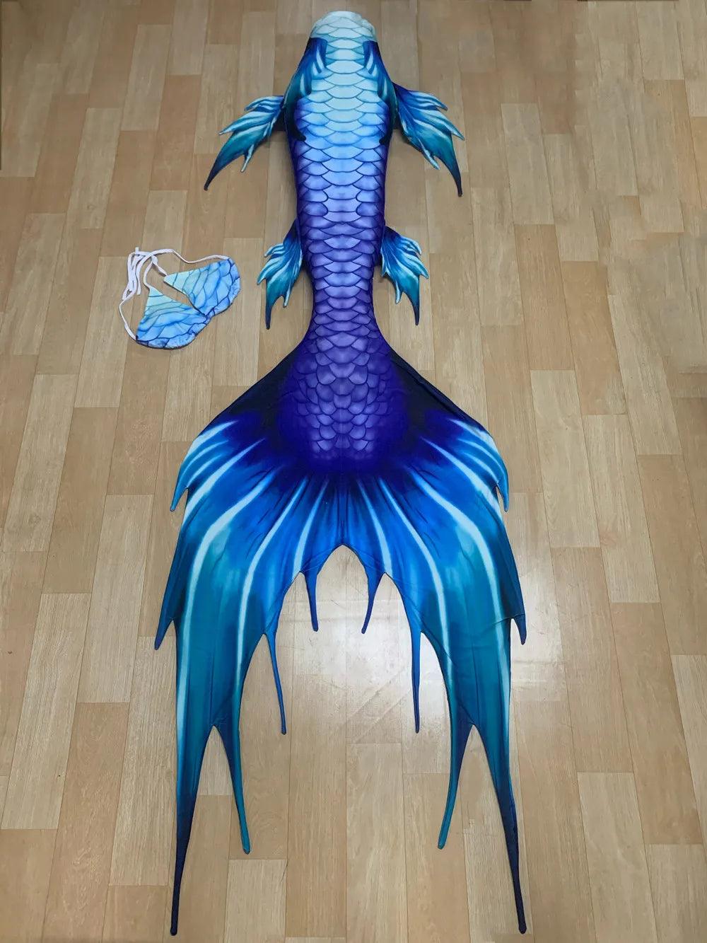 Mermaid Tail Costume BlackPearl|Elastane|Toylandeu™