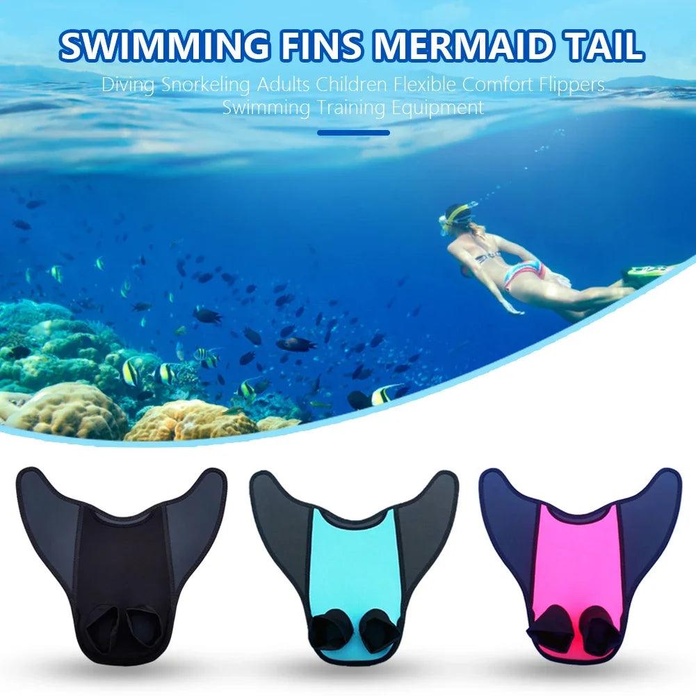 Mermaid Tail Monofin One Piece Flipper Toylandeu™