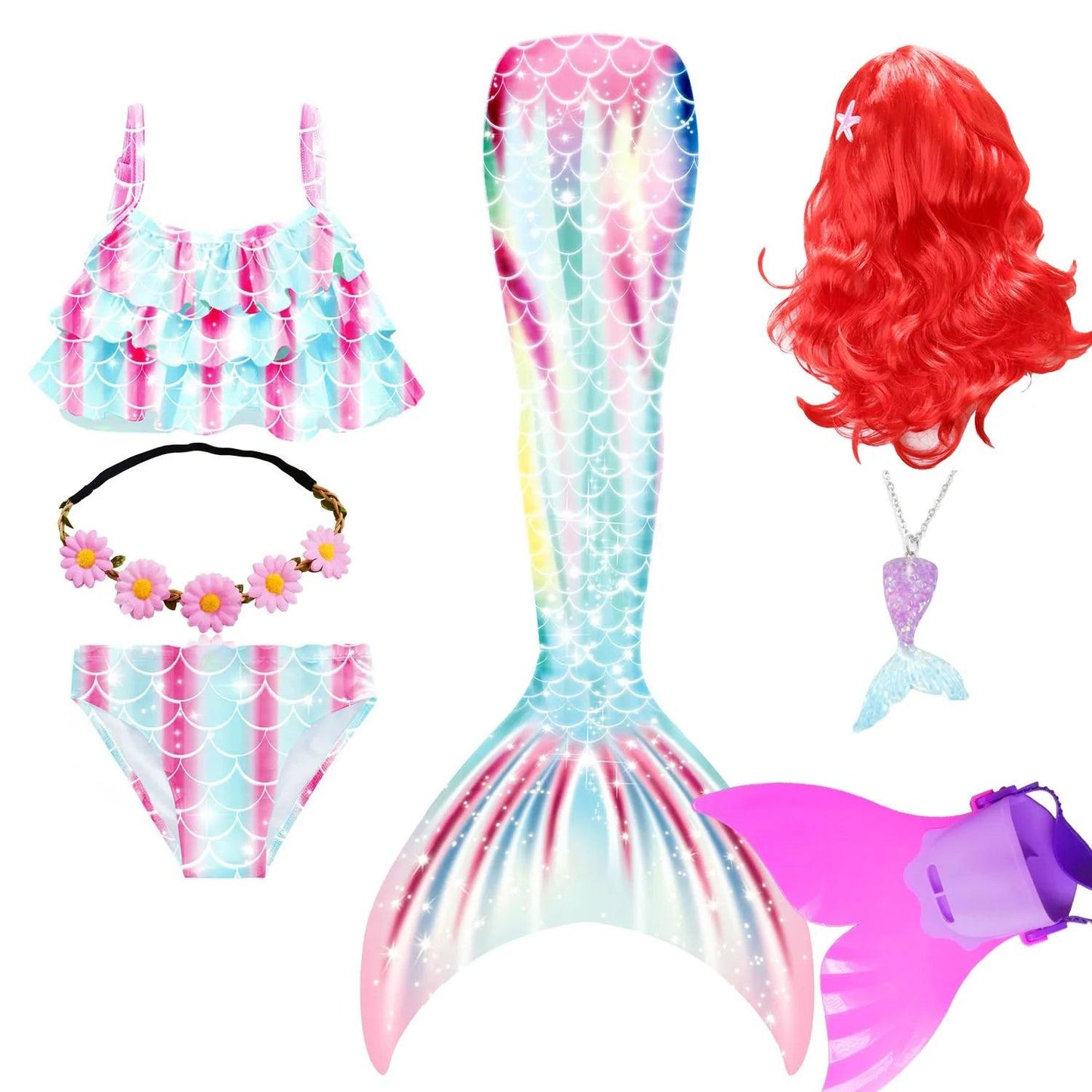 Mermaid Tail Swimsuit Fishtail Costume Toylandeu