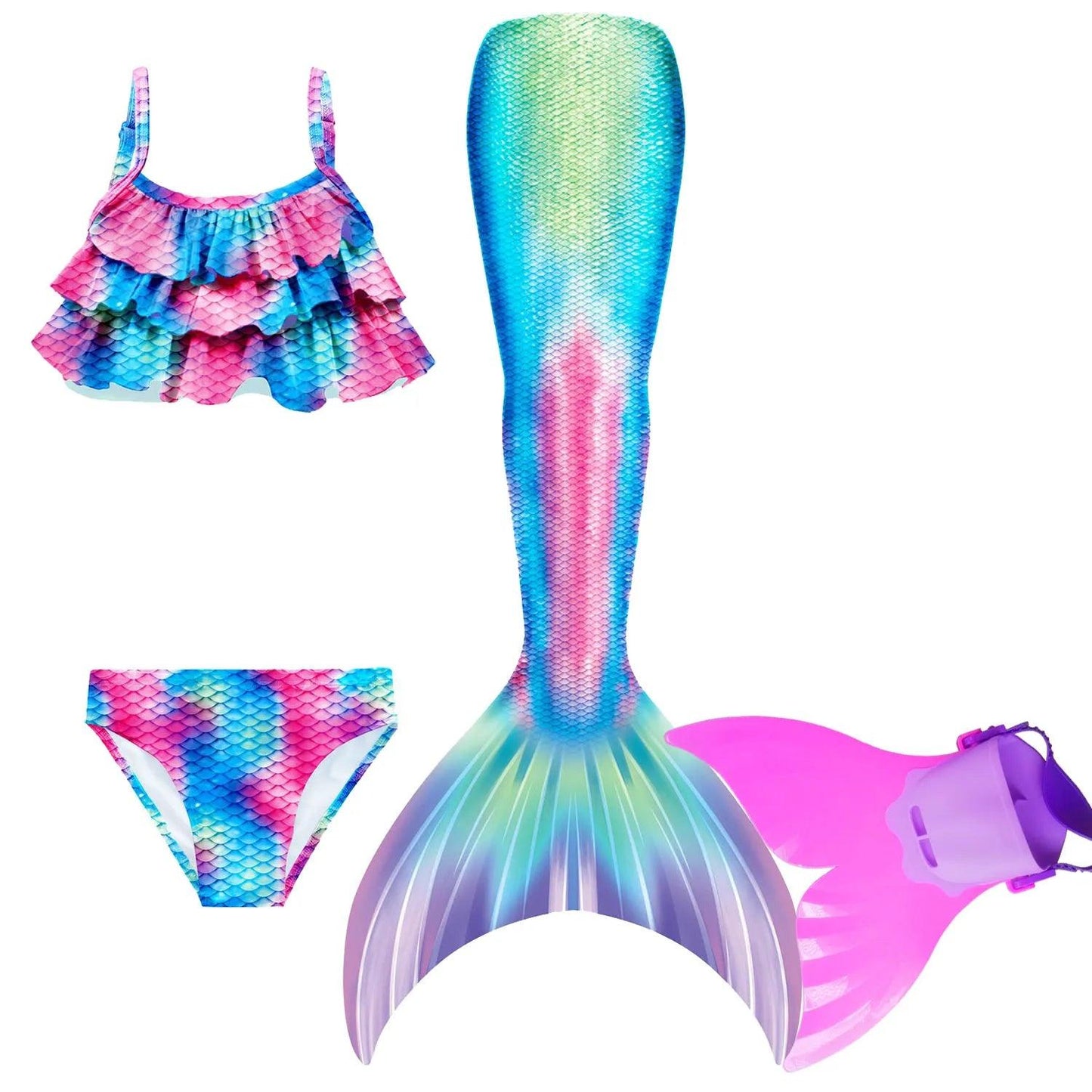 Mermaid Tail Swimsuit Fishtail Costume Toylandeu