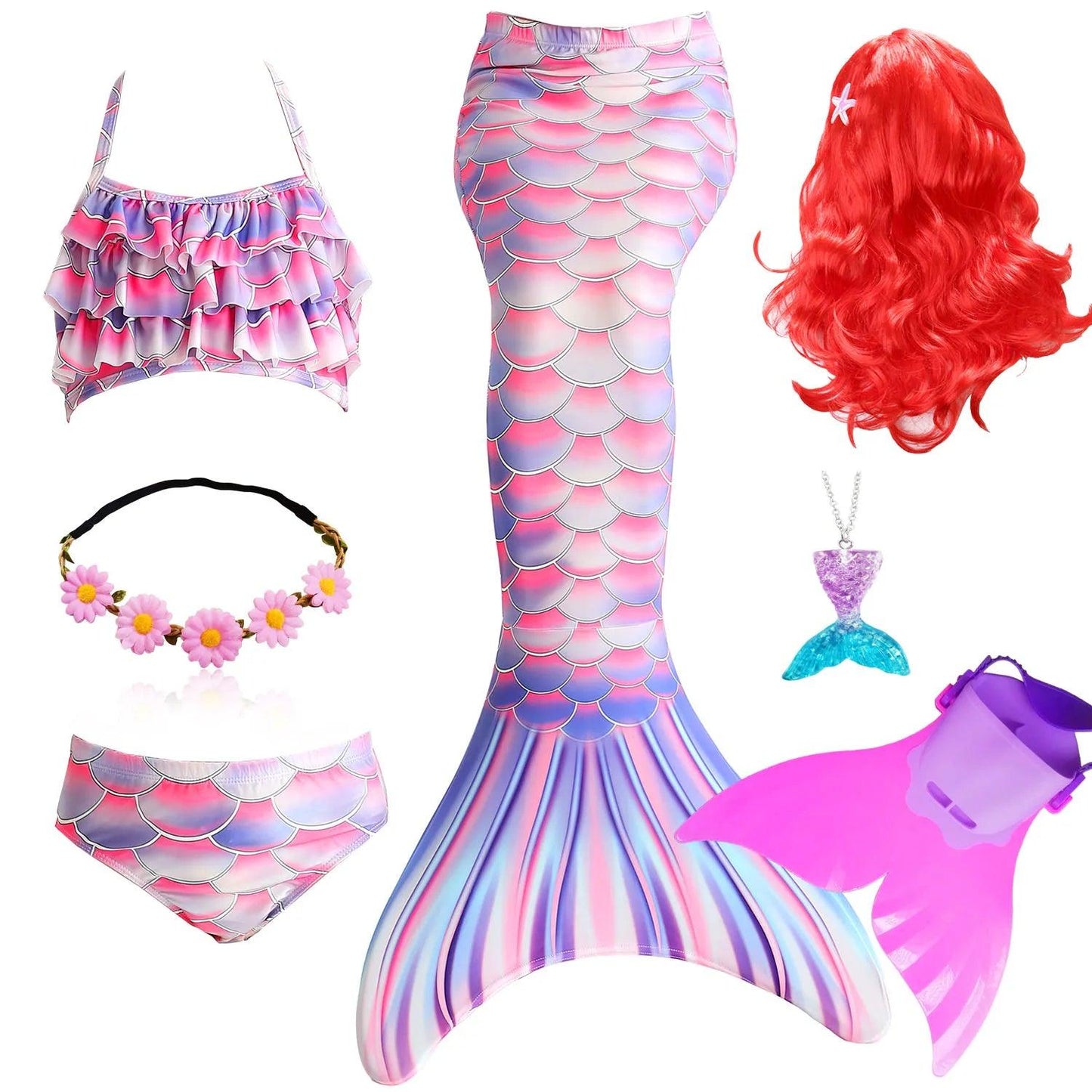 Mermaid Tail Swimsuit Fishtail Costume Toylandeu